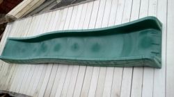 Skluzavka Jungle Gym pro podestu ve výšce 1,2m tmavě zelená s madýlky - obrázek 3