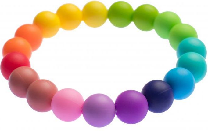 Kousací náramek Biberschatz Regenbogen - obrázek 1