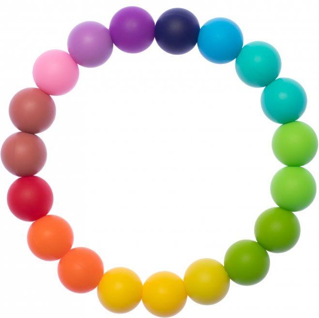 Kousací náramek Biberschatz Regenbogen - obrázek 2
