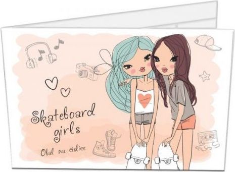 Desky na číslice Skateboard Girls - obrázek 1