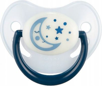 Canpol babies Dudlík symetrický, svítící 18 m+ C - modrý - obrázek 1