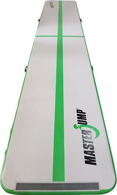 Airtrack MASTER nafukovací žíněnka 500 x 100 x 10 cm - šedá - zelená - obrázek 2