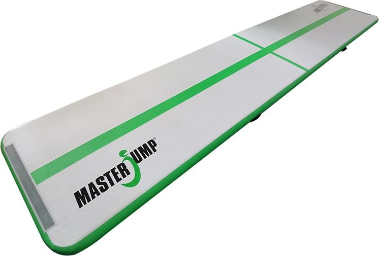 Airtrack MASTER nafukovací žíněnka 500 x 100 x 10 cm - šedá - zelená - obrázek 4