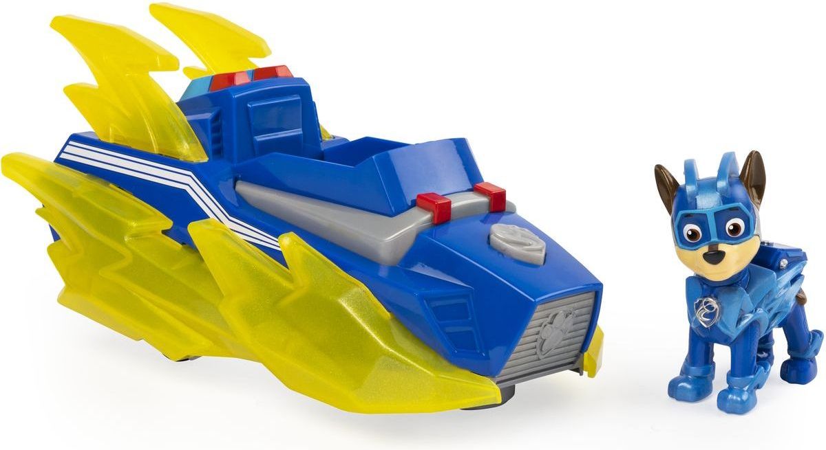 Spin Master Paw Patrol svítící vozidla hrdinů se zvuky Chase - obrázek 1