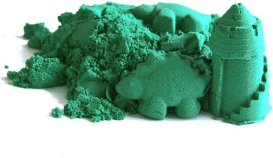 NaturSand Kinetický písek - zelený - 2kg - obrázek 1