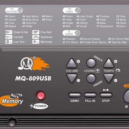 Elektronické klávesy MQ-809USB - obrázek 6