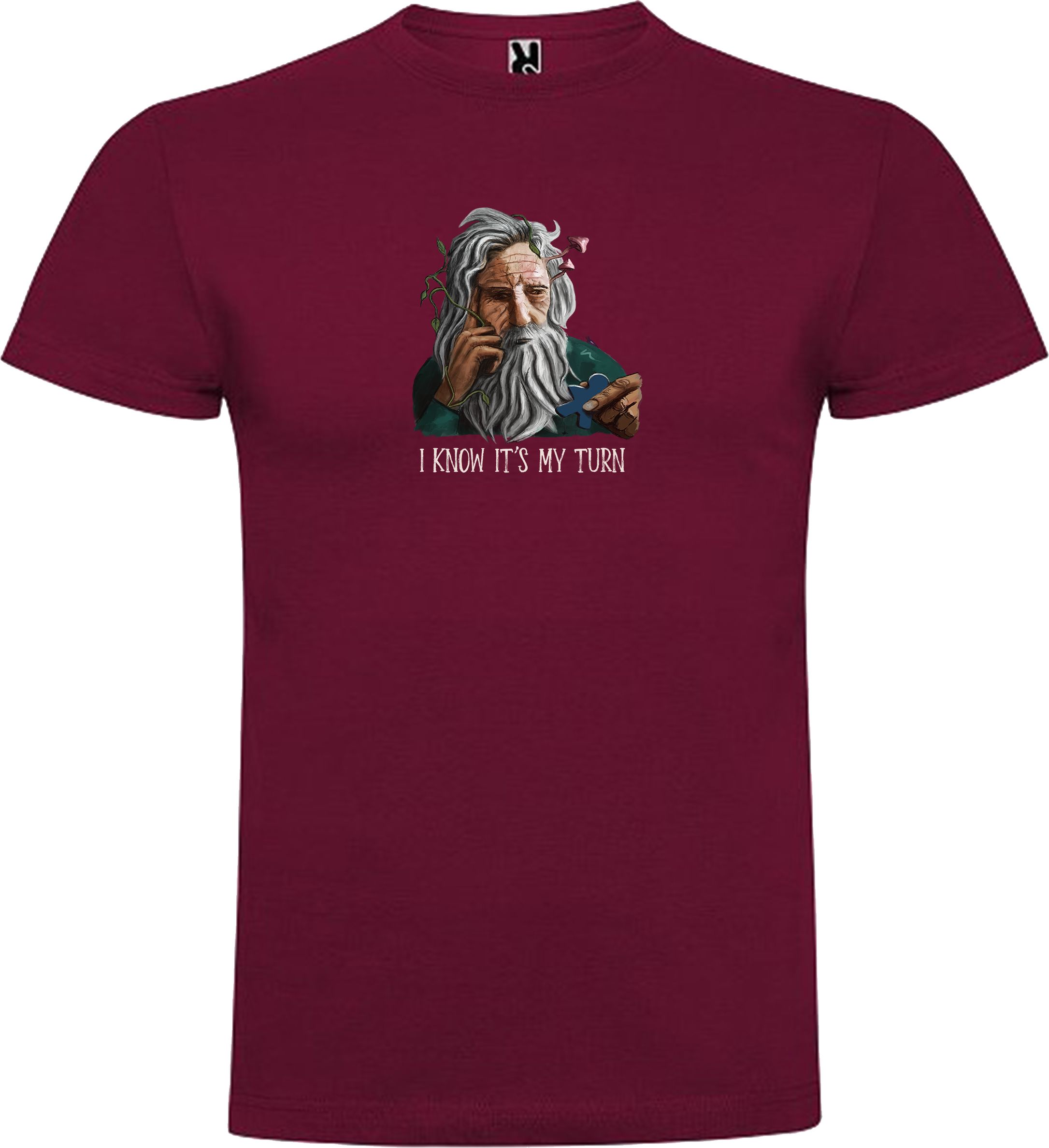 TLAMA games T-shirt "I know it's my turn" Barva: vojenská zelená, Velikost: M - obrázek 3