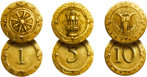 Cranio Creations Maharaja - Metal Coin Set - obrázek 1