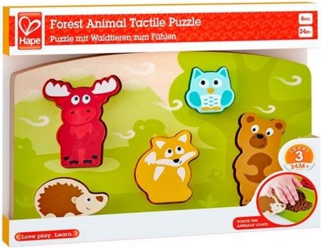 Puzzle na desce - Lesní zvířátka - obrázek 1