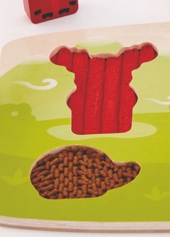 Puzzle na desce - Lesní zvířátka - obrázek 5
