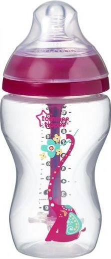 Tommee Tippee Kojenecká láhev Advanced Anti-Colic Girl 340ml 3m+ - obrázek 2