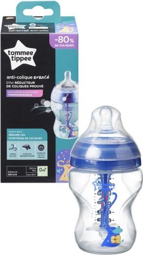 Tommee Tippee Antikoliková lahvička Advanced Boy modrá 260 ml - obrázek 1