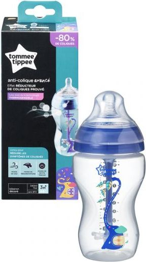 Tommee Tippee Kojenecká láhev Advanced Anti-Colic Boy 340ml 3m+ - obrázek 1