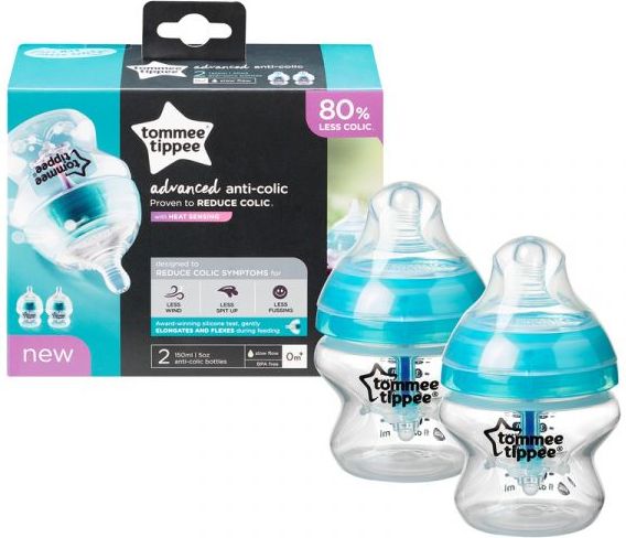 Tommee Tippee C2N ANTI-COLIC 0m+ 150 ml kojenecká láhev 2 ks - obrázek 1
