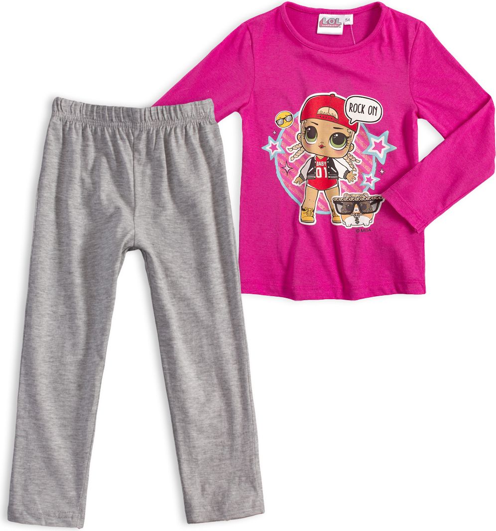 LOL SURPRISE Dívčí pyžamo L.O.L SURPRISE ROCK růžové Velikost: 110 - obrázek 1