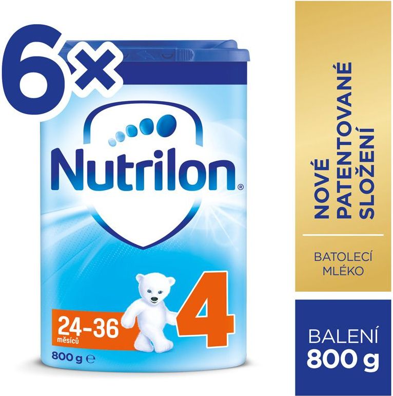 Nutrilon 4 batolecí mléko 6x 800g - obrázek 4