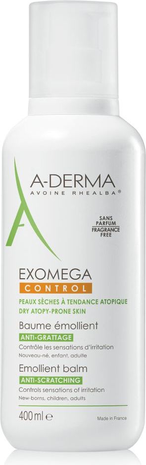 A-Derma Exomega Control Emolienční balzám pro suchou kůži se sklonem k atopii 400 ml - obrázek 1