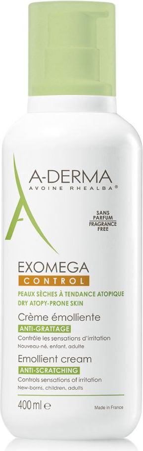 A-Derma Exomega Control Emolienční krém pro suchou kůži se sklonem k atopii 400 ml - obrázek 1