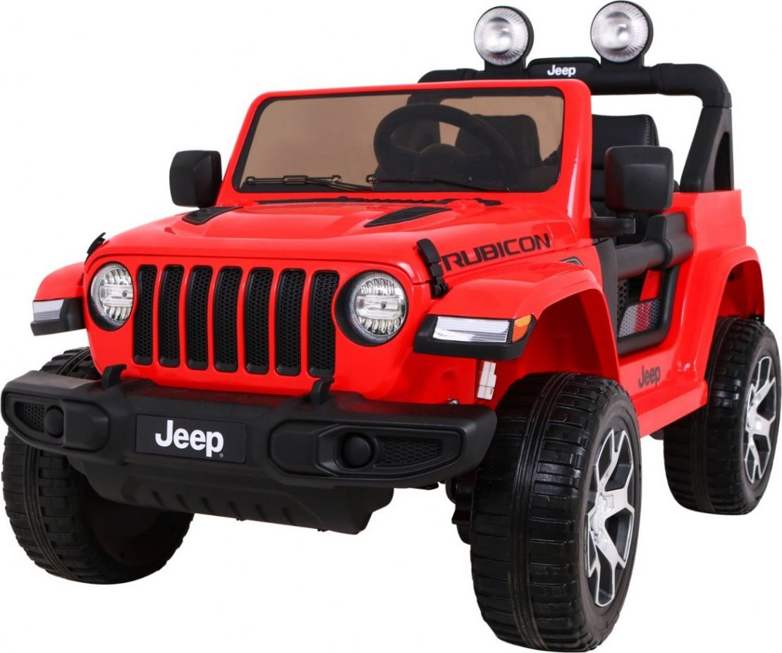 Mamido  Elektrické autíčko Jeep Wrangler Rubicon 4x4 červené - obrázek 1