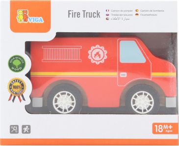 Dřevěné hasičské auto - obrázek 1
