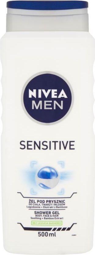 NIVEA Sprchový gel muži SENSITIVE 250ml č.81079 - obrázek 1