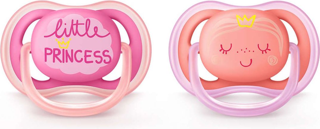 AVENT AVENT Dudlíky  6-18 m Ultra Soft Holka - lila - obrázek 1