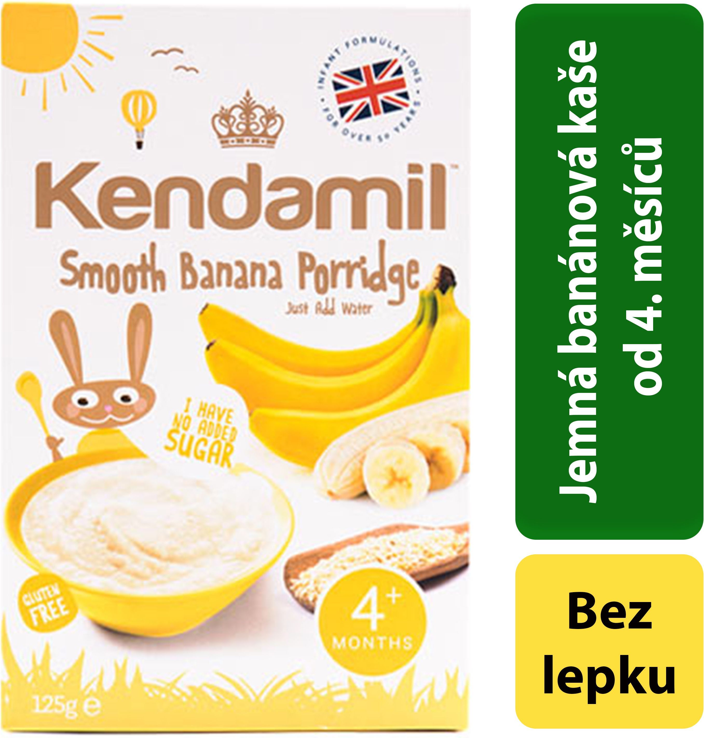 Kendal Nutricare KENDAMIL Jemná dětská banánová kaše (125g) - obrázek 3
