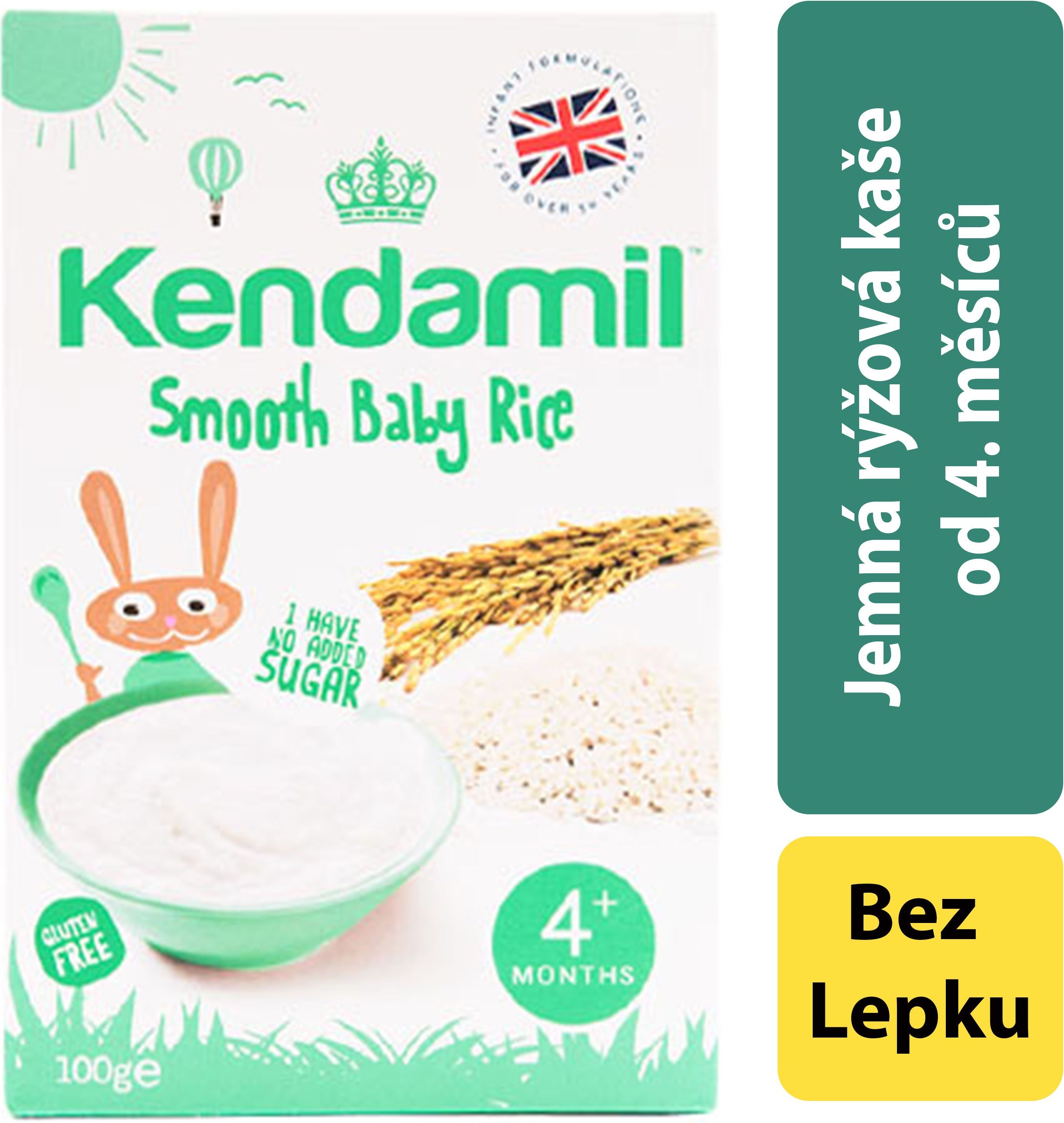 Kendamil Jemná rýžová kaše 100 g - obrázek 3