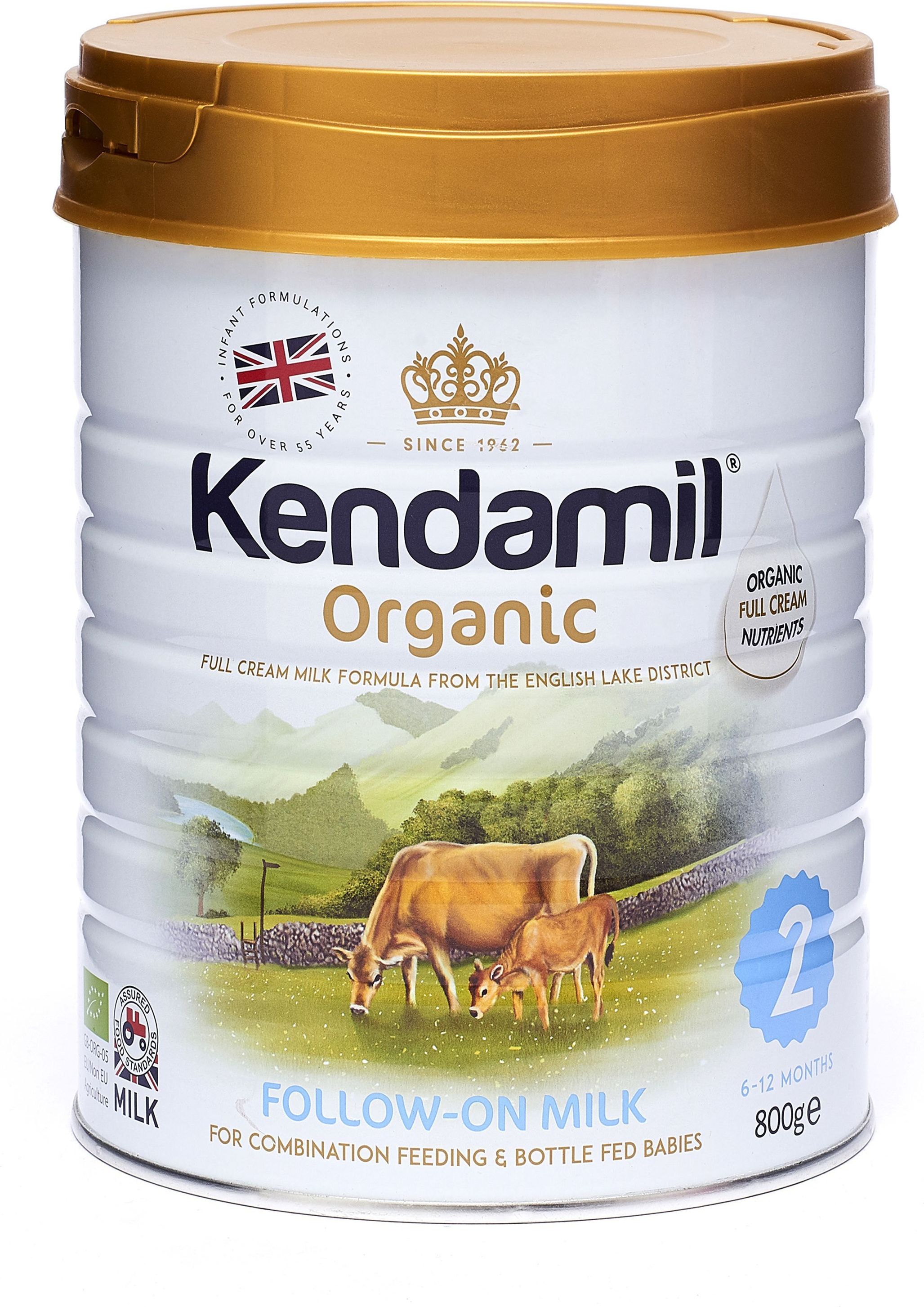 KENDAMIL 100% BIO/organické plnotučné pokračovací mléko 2 (800g) - obrázek 2