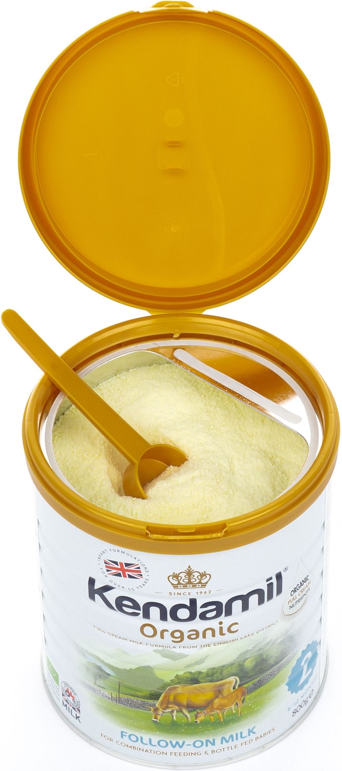 KENDAMIL 100% BIO/organické plnotučné pokračovací mléko 2 (800g) - obrázek 4