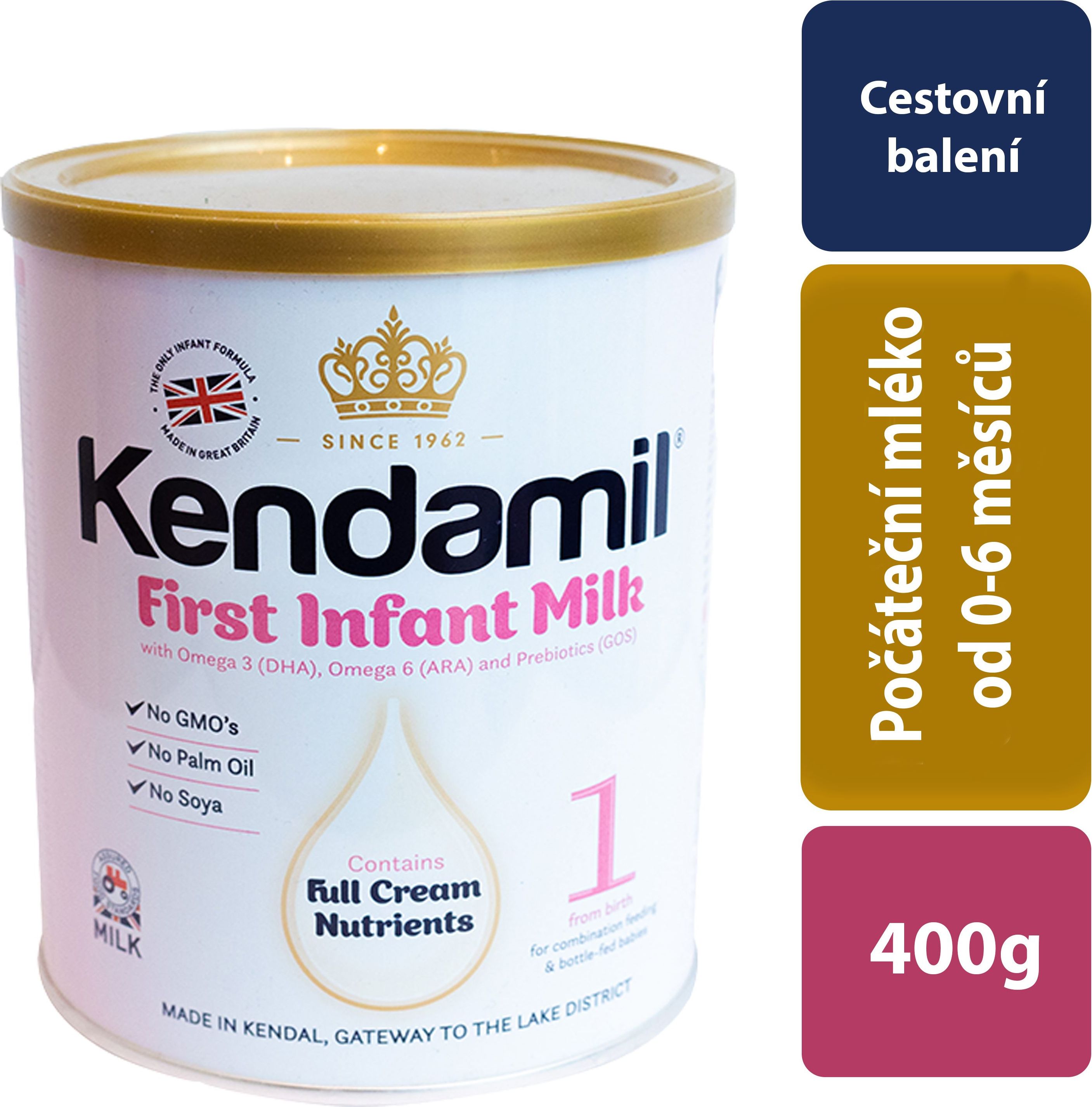 Kendal Nutricare KENDAMIL Kojenecké mléko 1 (400g) - obrázek 3