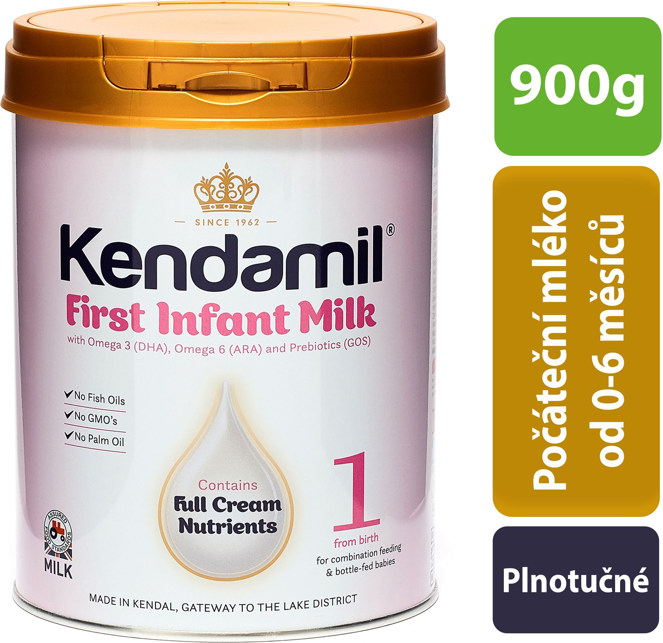 Kendal Nutricare KENDAMIL Kojenecké mléko 1 (900g) - obrázek 3