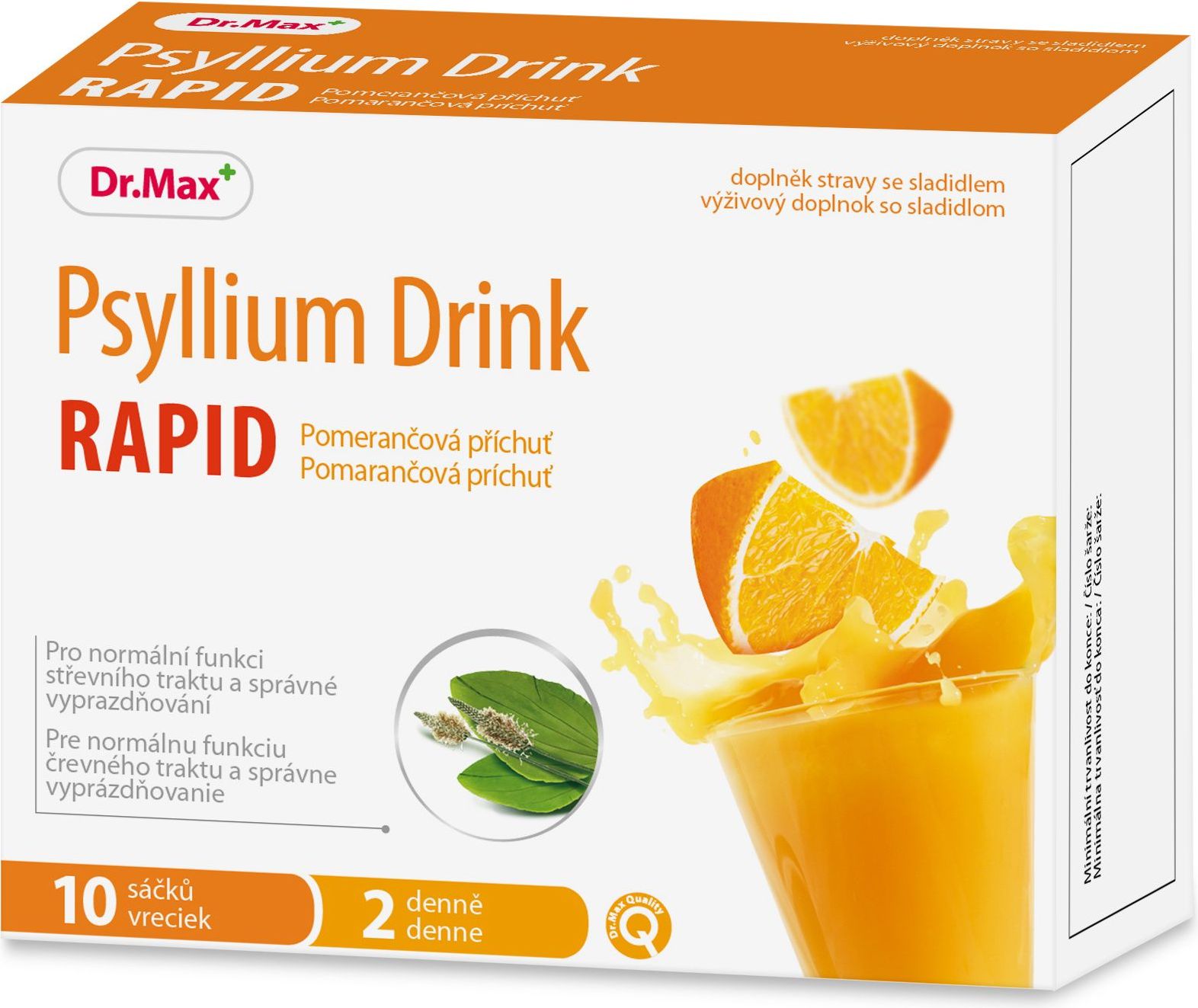 Dr.Max Psyllium Drink RAPID 10 sáčků - obrázek 1