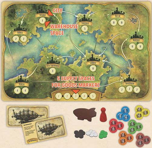 Compass Games Traders of the Air - obrázek 2