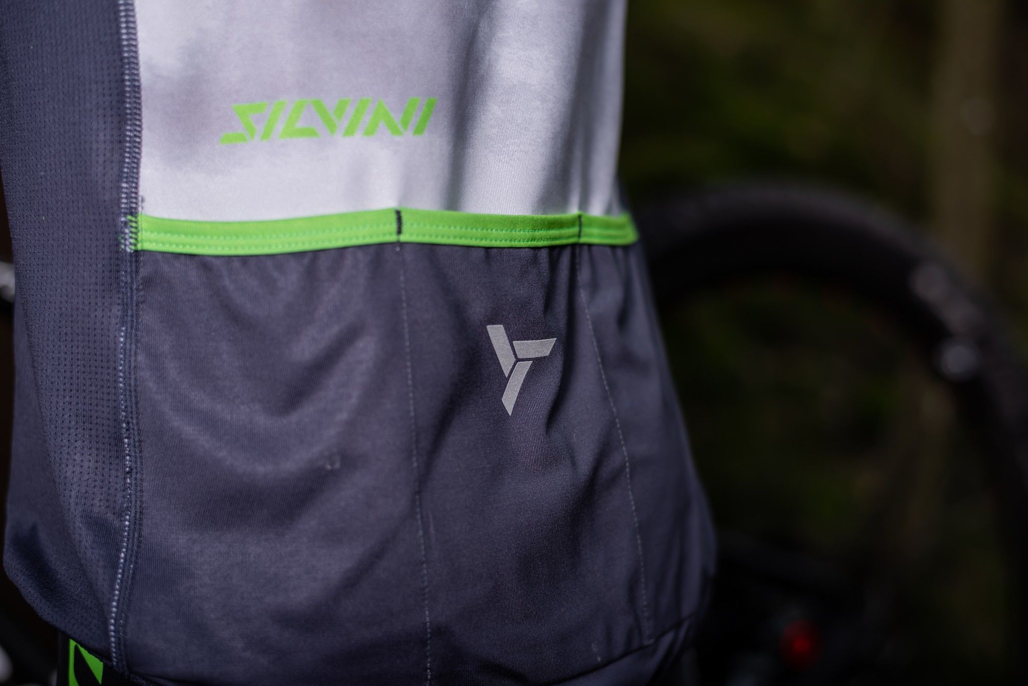 Silvini Juniorský cyklo dres Tanaro charcoal-green 134-140 - obrázek 2