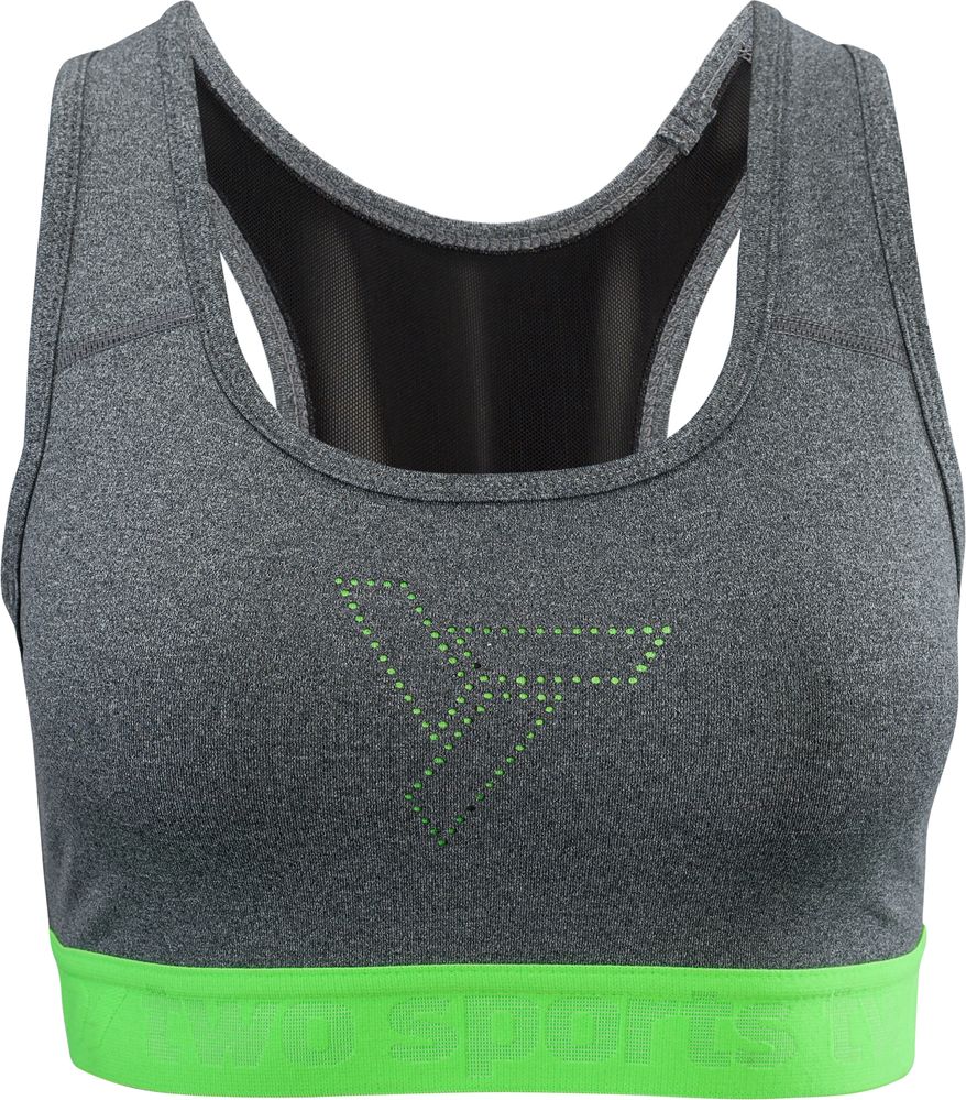 Silvini Sportovní podprsenka Arnata charcoal-green L - obrázek 1