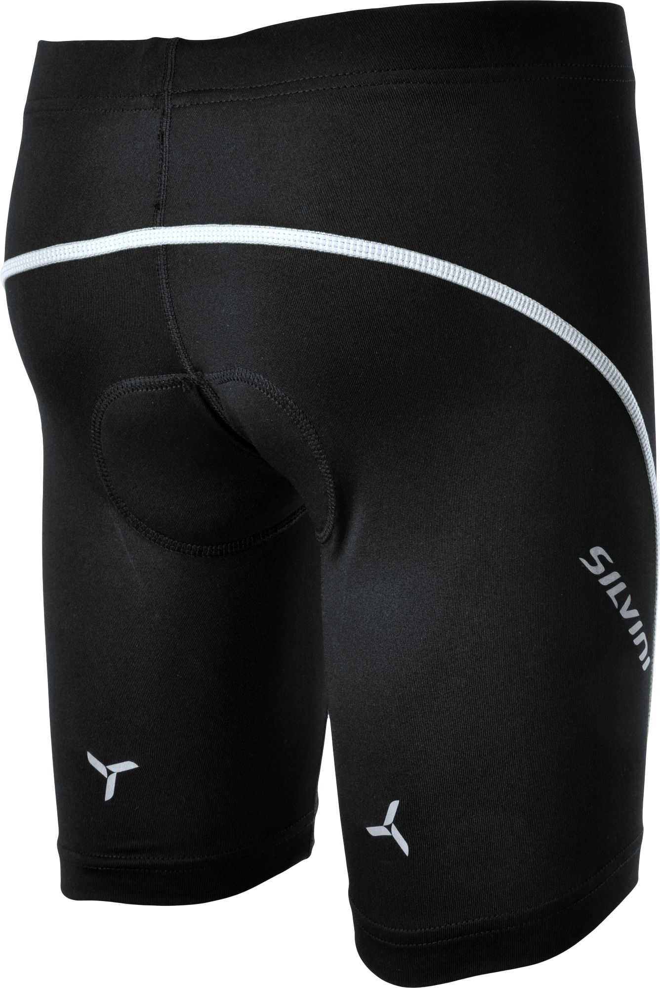 Silvini Dětské cyklistické šortky Avisio black-white 134-140 - obrázek 3