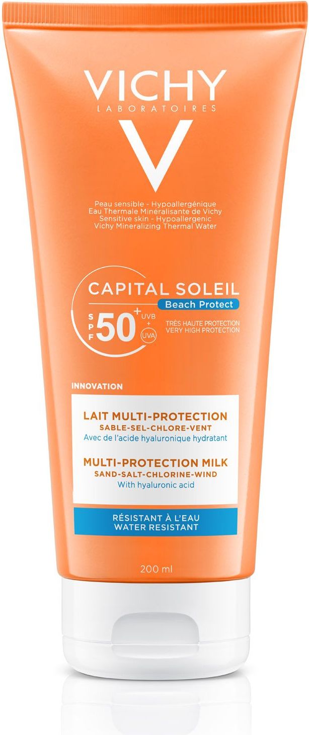 Vichy Multi protekční hydratační mléko SPF 50+ Capital Soleil Beach Protect 200 ml - obrázek 1
