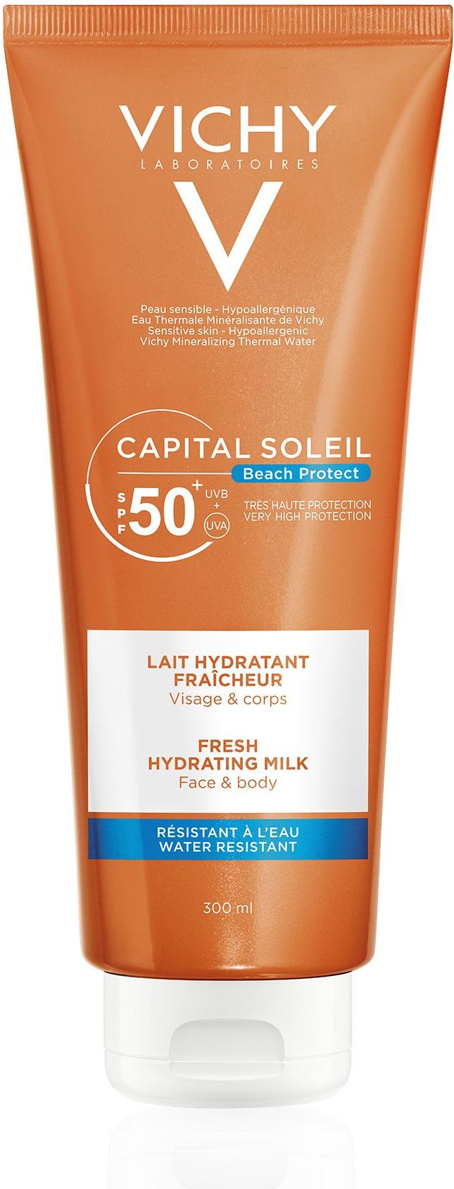 Vichy Multi protekční hydratační mléko SPF 50+ Capital Soleil Beach Protect 200 ml - obrázek 2