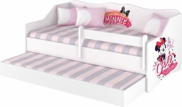 BabyBoo Dětská postel LULU 160 x 80 cm - bílá Minnie Cutie - obrázek 1