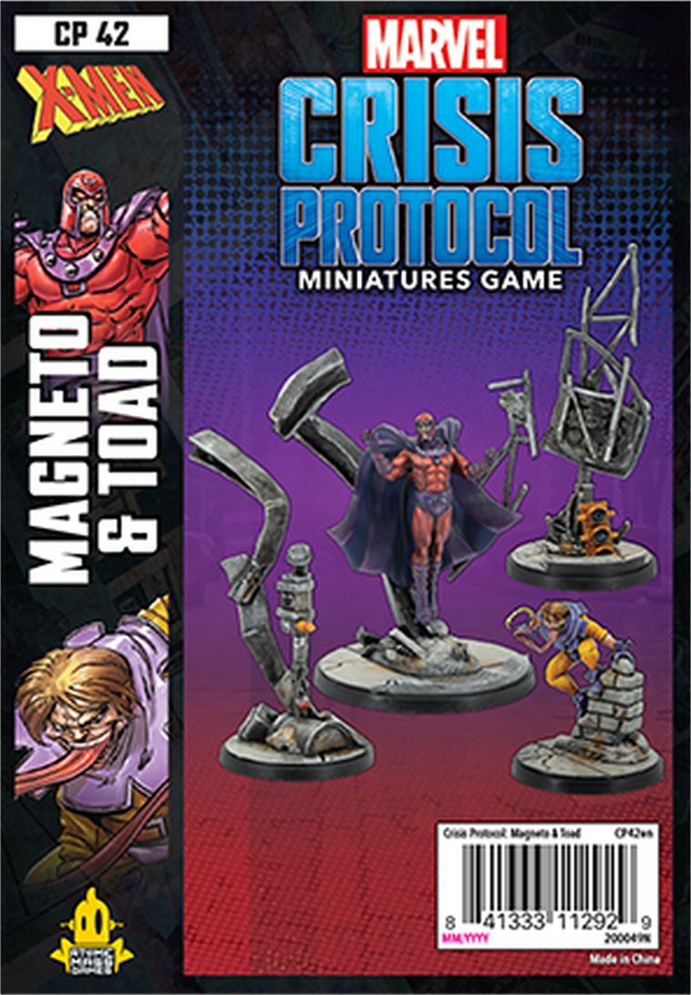 Fantasy Flight Games Marvel Crisis Protocol: Magneto and Toad - obrázek 1