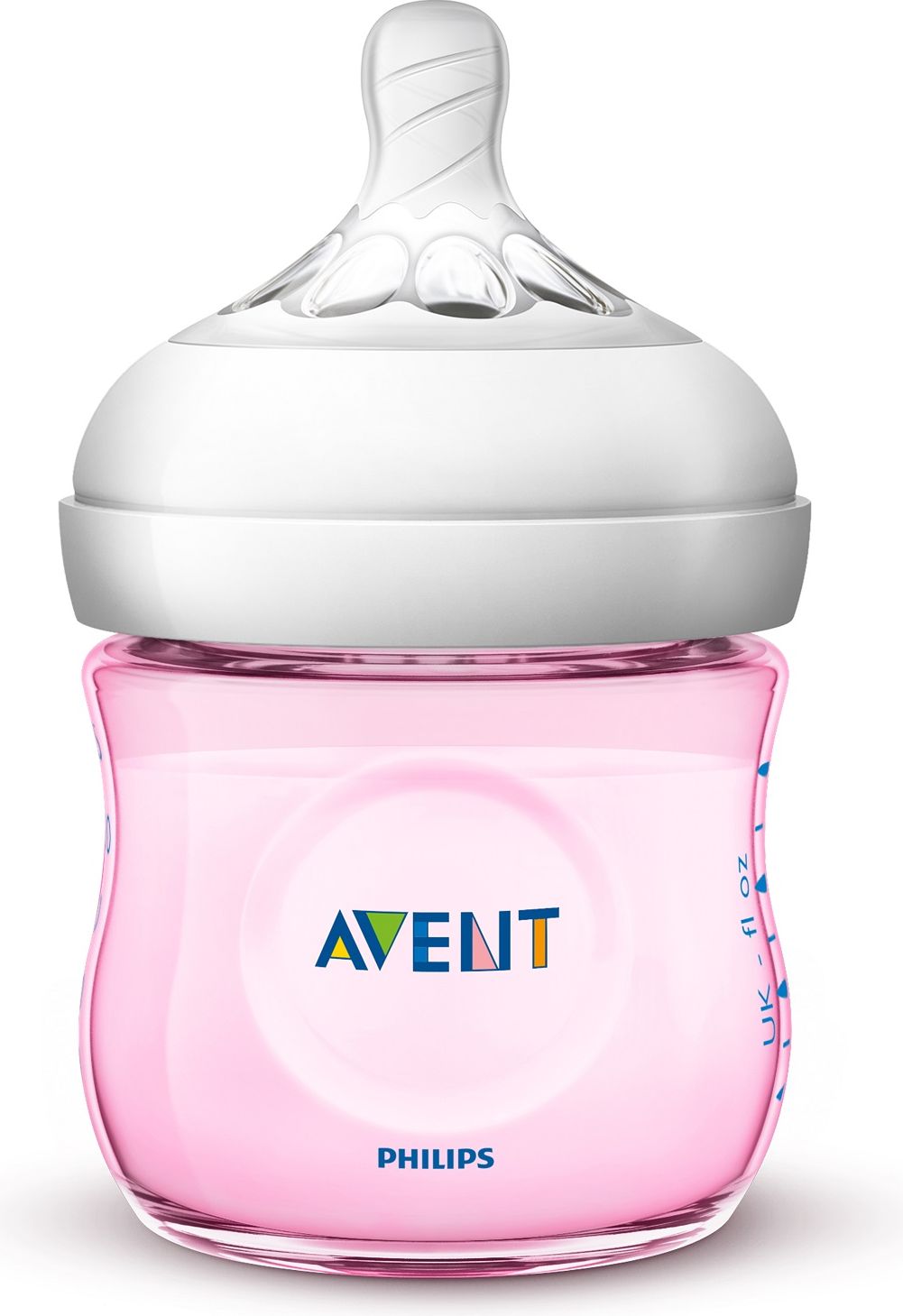 Philips AVENT Láhev Natural 125 ml, 1 ks růžová - obrázek 3