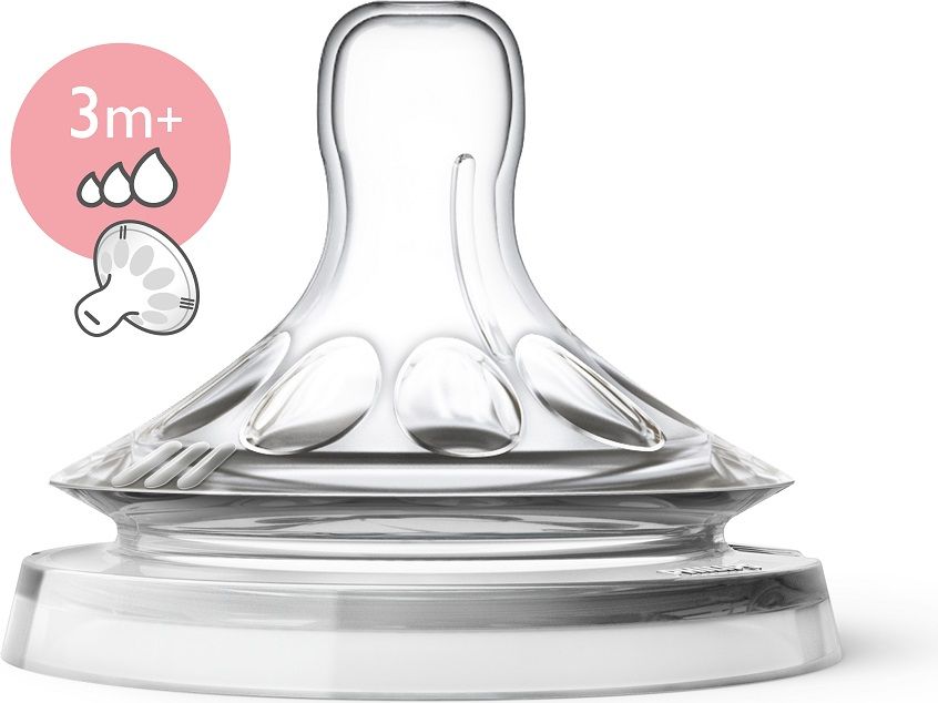 Philips AVENT Dudlík NATURAL variabilní průtok, 2 ks - obrázek 2