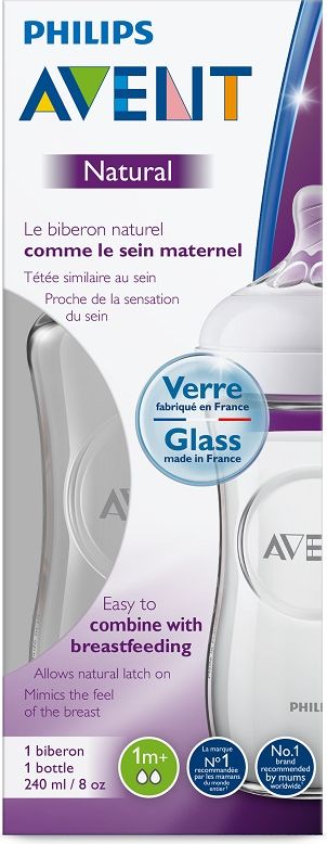 Philips AVENT Láhev Natural skleněná 240 ml - obrázek 2