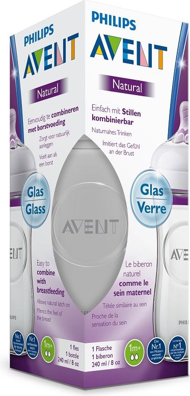 Philips AVENT Láhev Natural skleněná 240 ml - obrázek 4