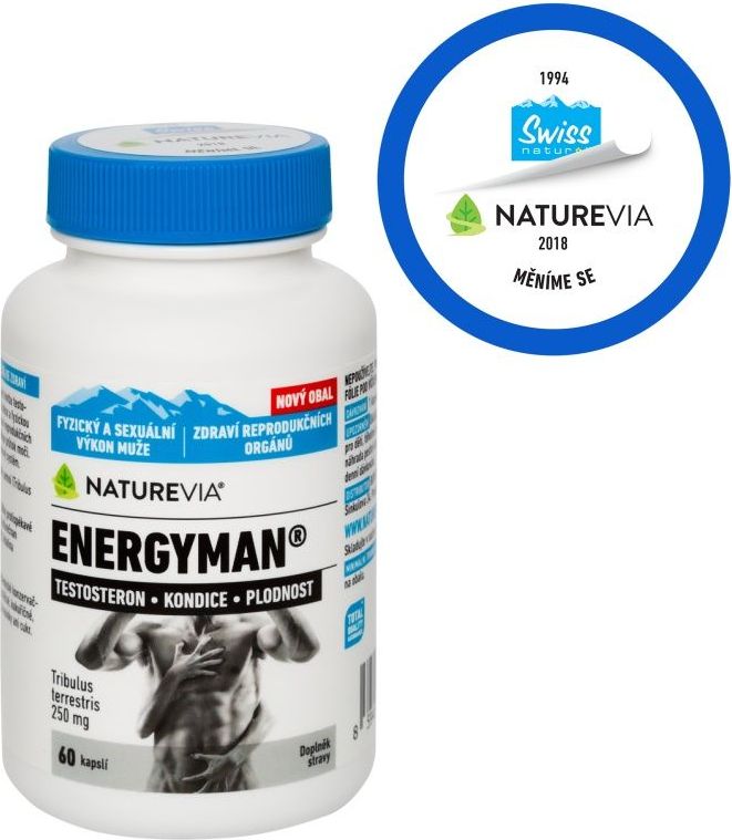 Swiss NatureVia Energyman 60 kapslí - obrázek 1