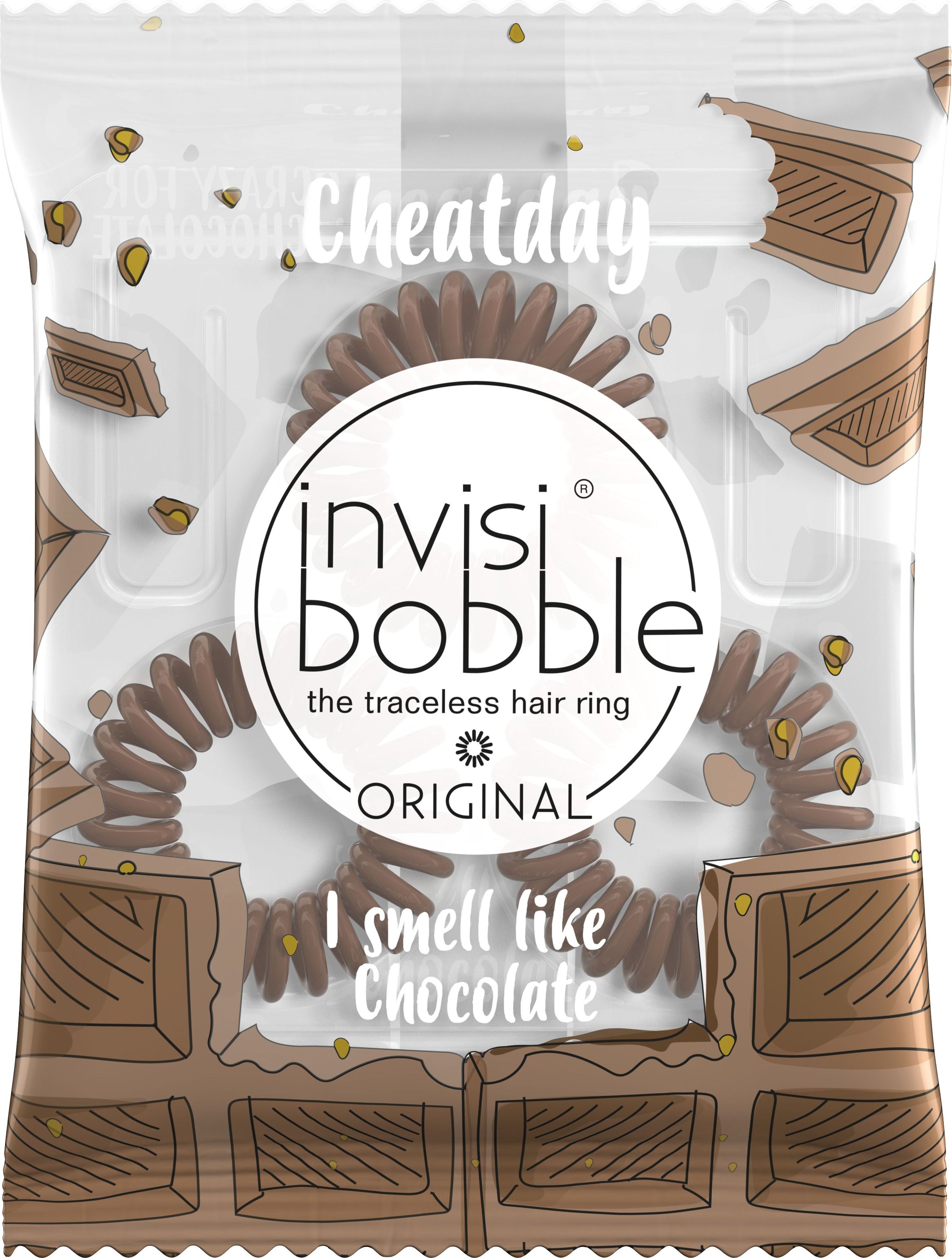 Invisibobble Cheat Day gumička Crazy for Chocolate hnědá 3 ks - obrázek 2