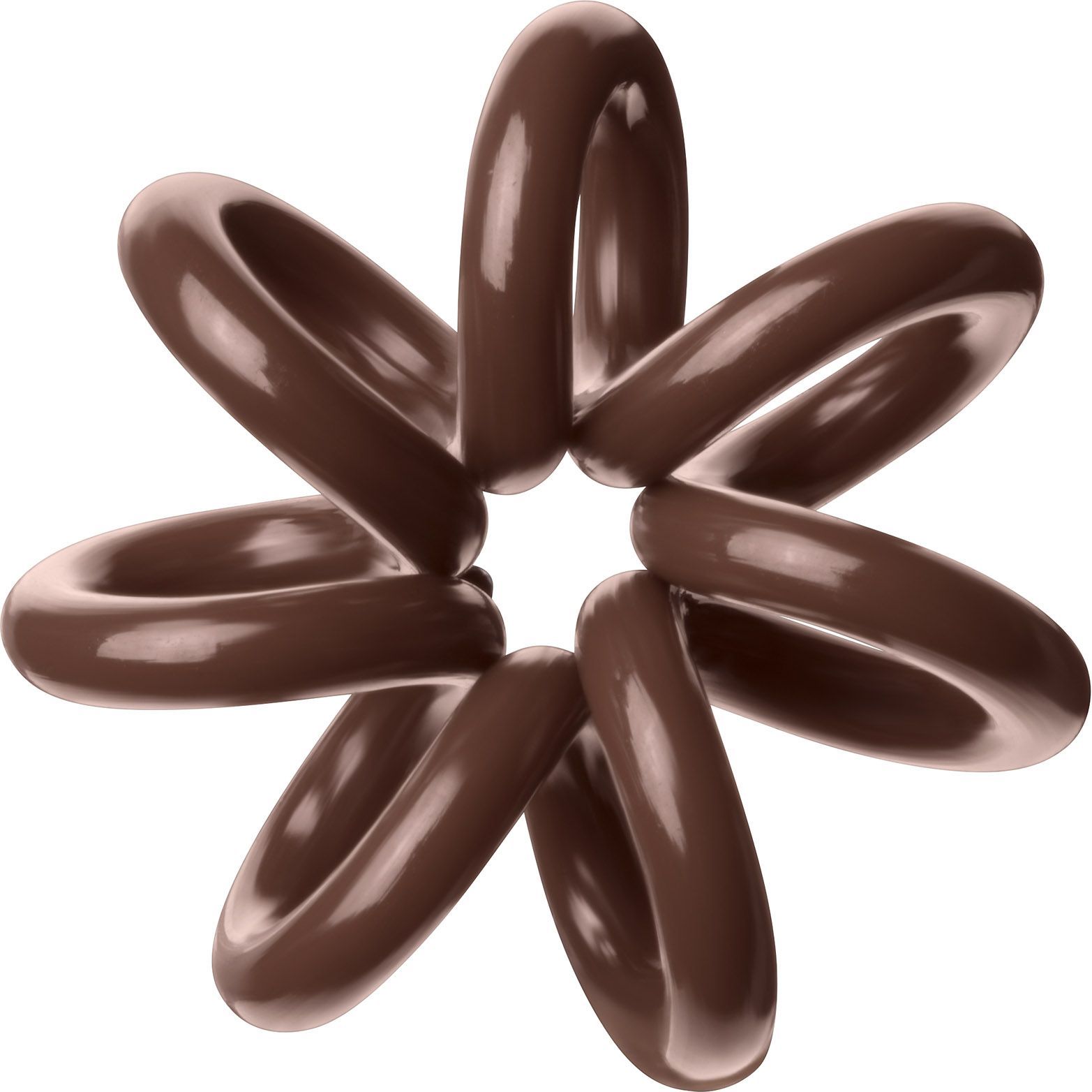 invisibobble Nano gumičky do vlasů 3 ks Pretzel Brown 3 ks - obrázek 2