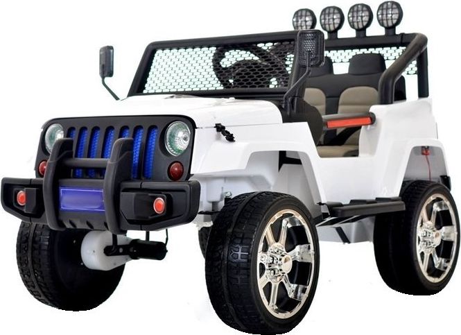 Mamido  Dětské elektrické autíčko jeep Sport 4x4 bílé - obrázek 1