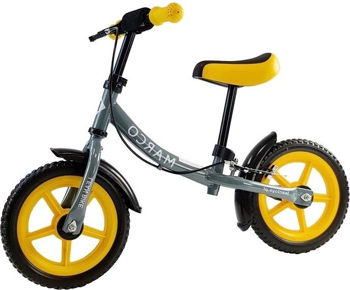 Mamido  Dětské odrážedlo Marco kola EVA žluté - obrázek 1